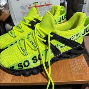 Neon Running Sneakers – EU 37 / US Women 6-6.5 – Lightweight Sport Shoes